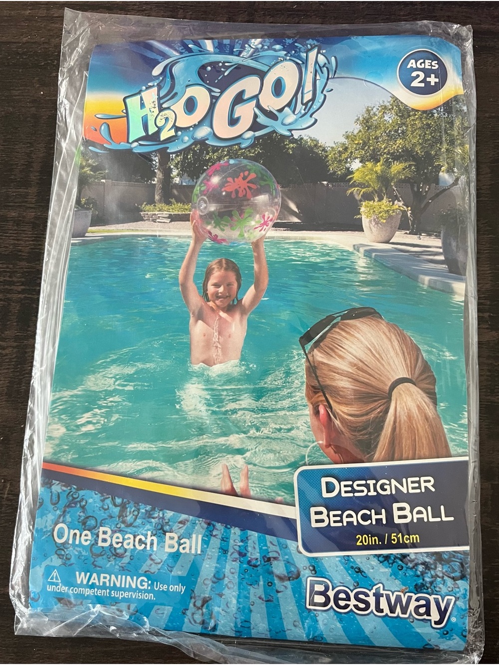 Bestway H2O Go! Designer Beach Ball - Multicolor